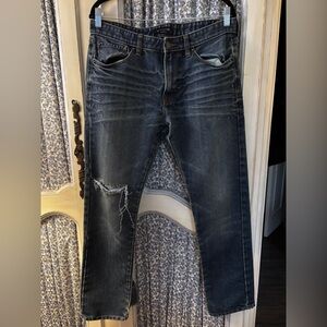 Banana Republic Men's Relaxed Dark Blue Jeans